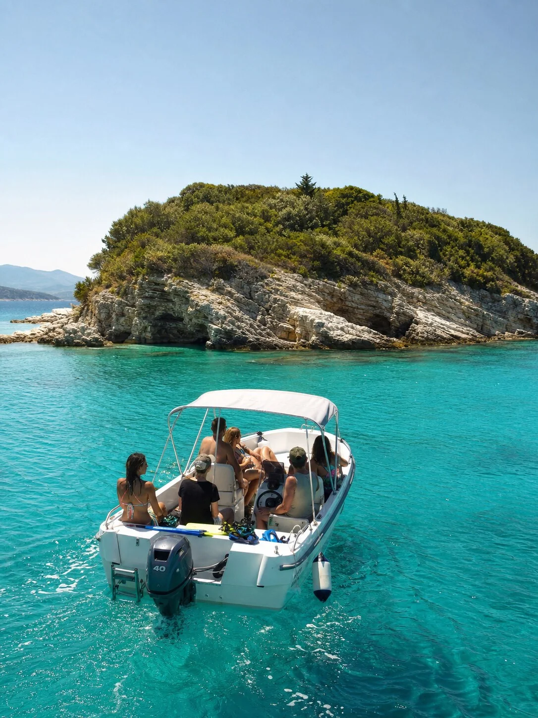 Island hopping tour, Ksamil