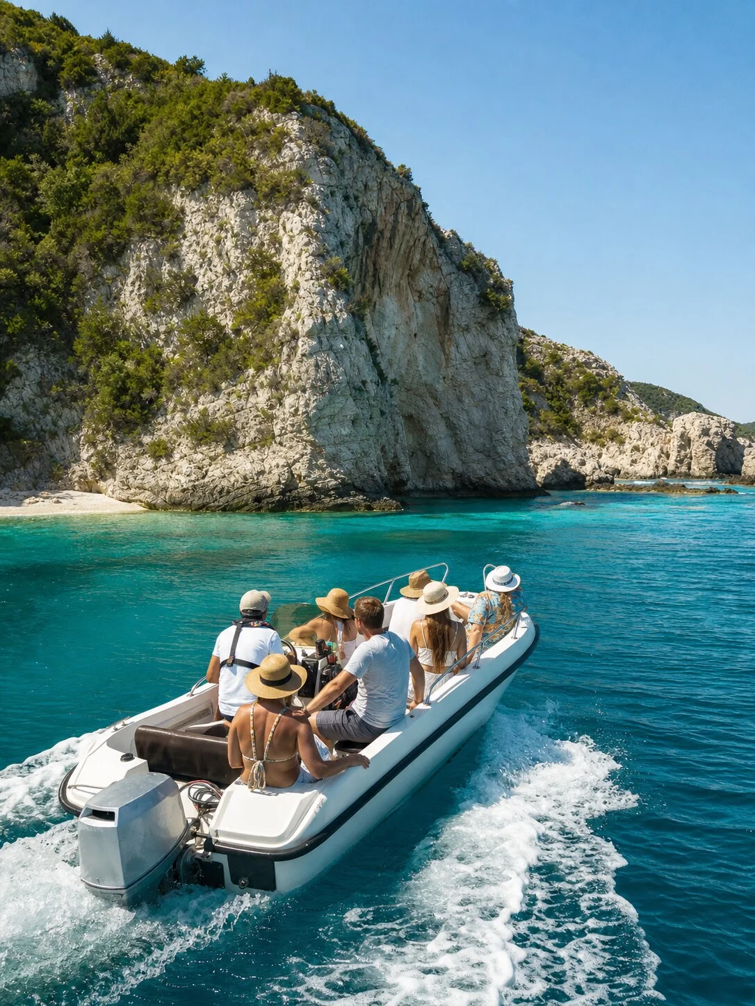 Riviera boat tour, Albania