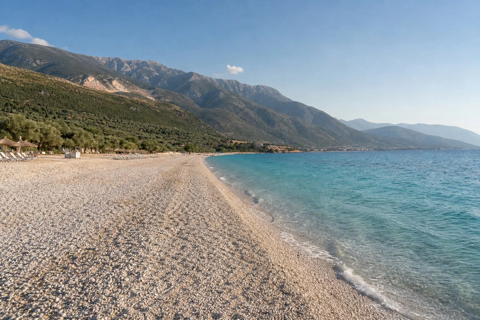 Borsh beach, Albania