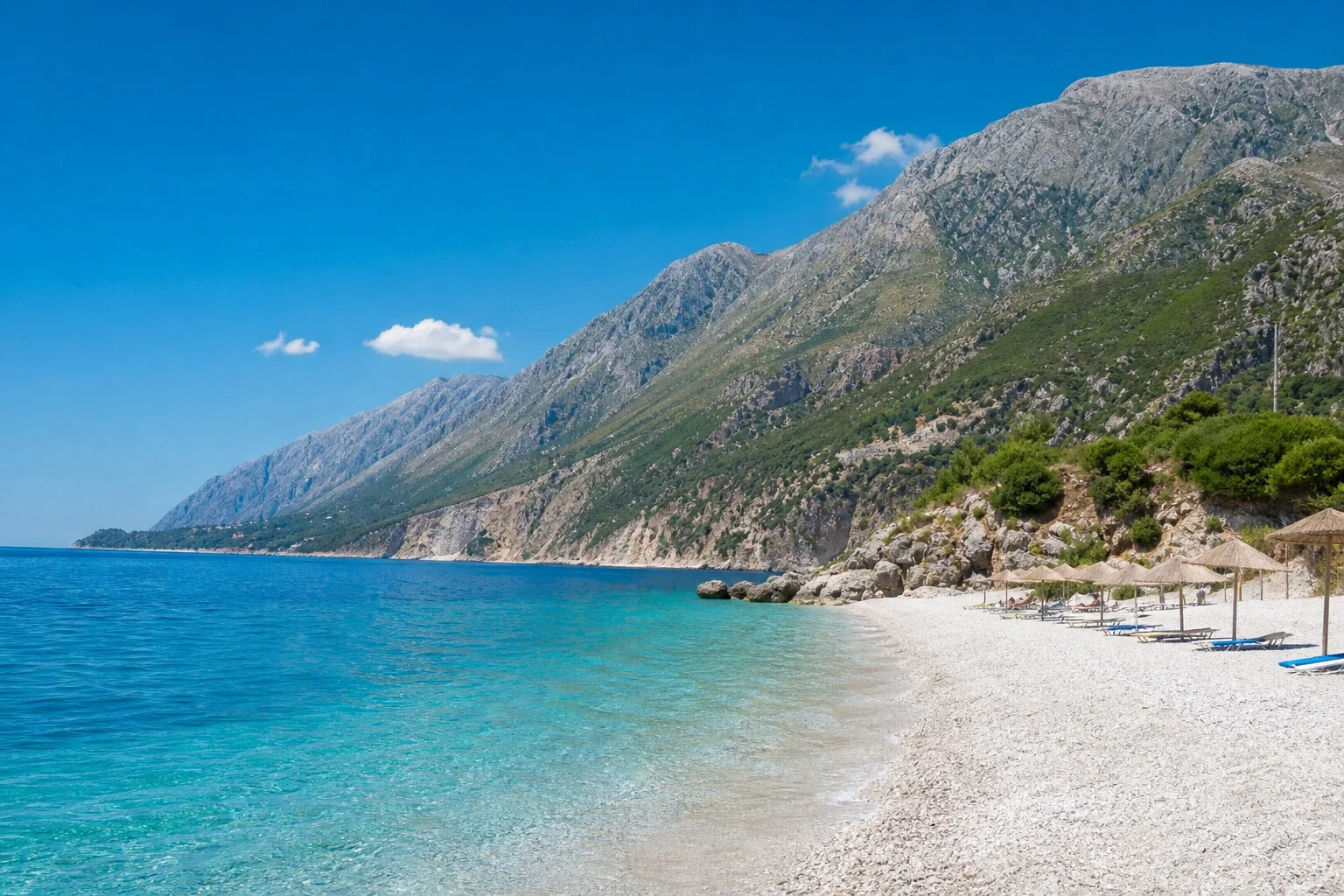 Dhermi beach, Albanian Riviera